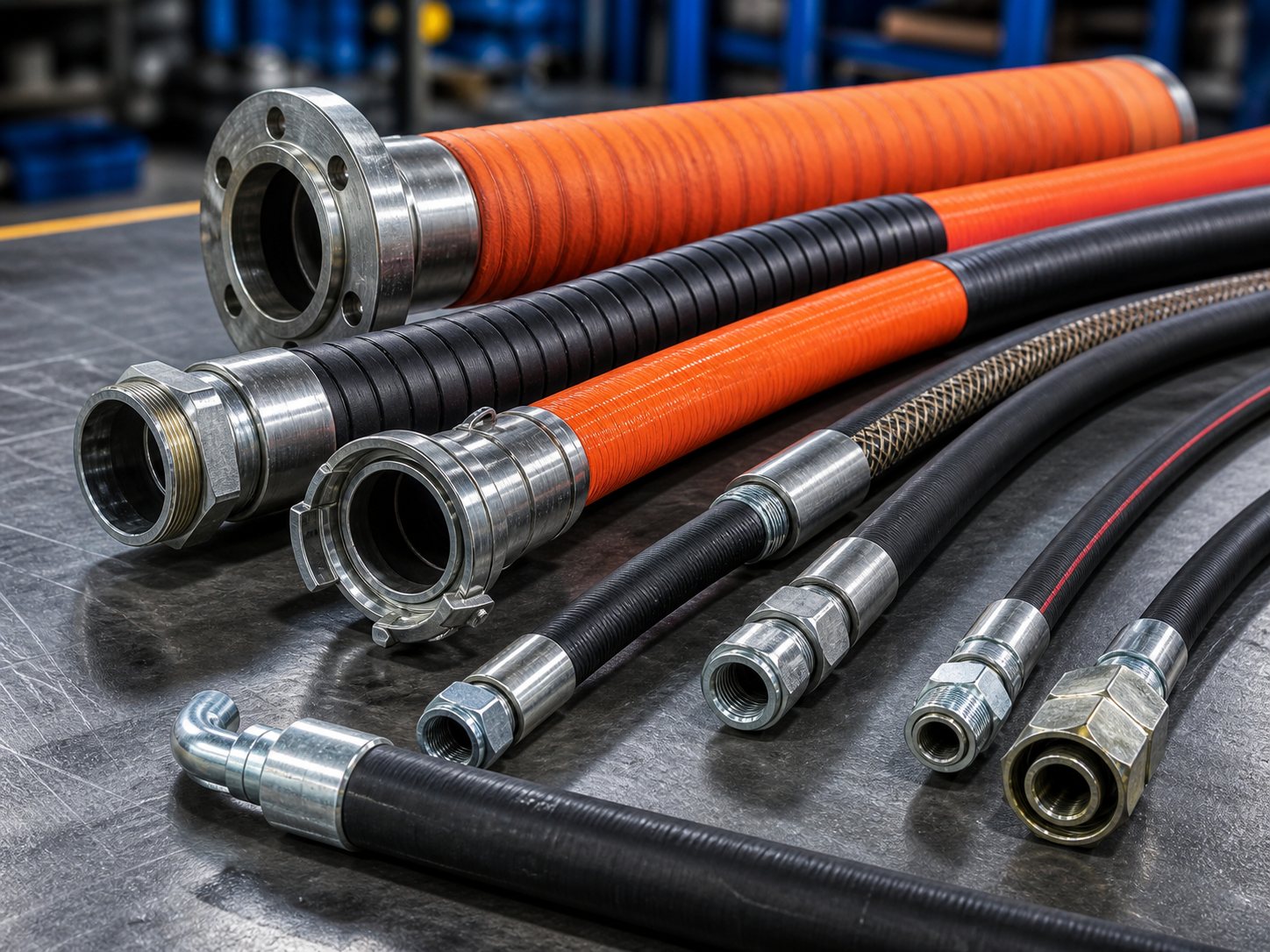Industrial hose range for maintenance supply